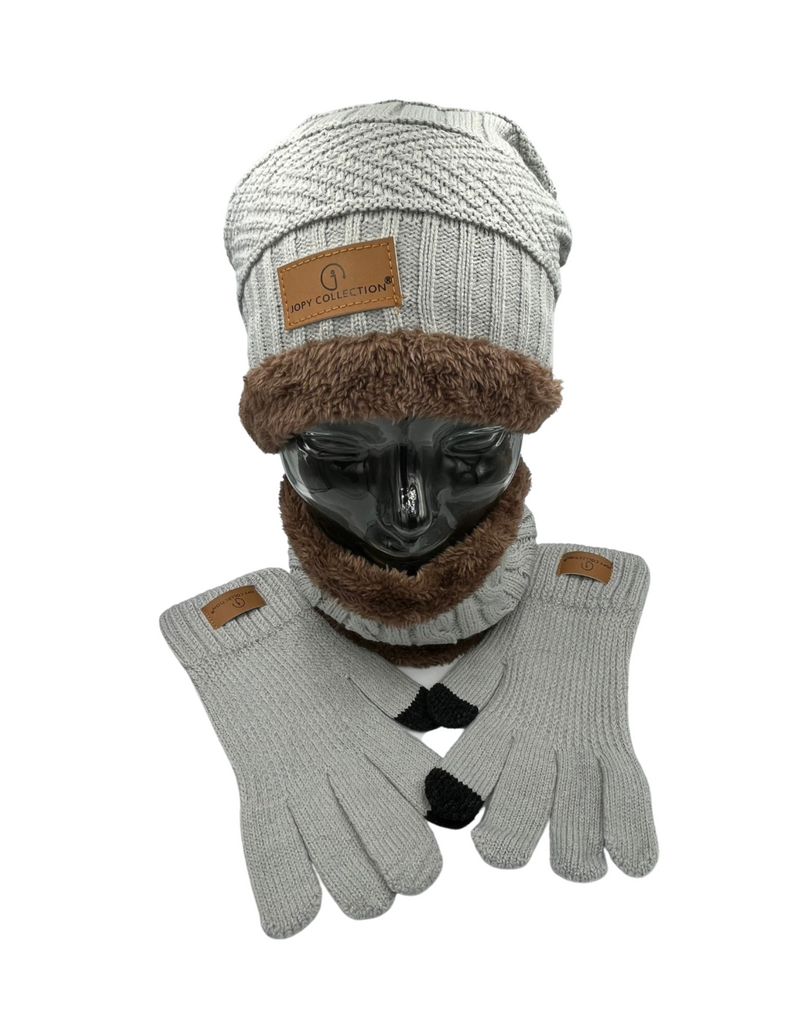 3in1 Toque Neck Warmer and Glove set Adult JOPY Collection