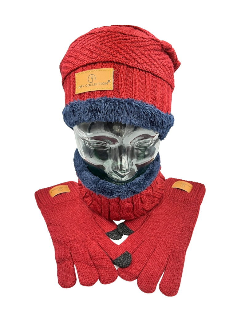 jako fleece winterset mütze+neckwarmer+handschuhe 3in1 Toque Neck Warmer and Glove set