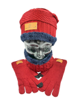 3in1 Toque Neck Warmer and Glove set | Adult