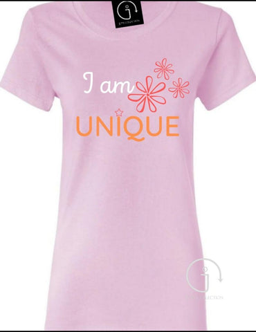 I am Unique Tshirt Female