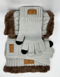 3in1 Toque Neck Warmer and Glove set | Adult